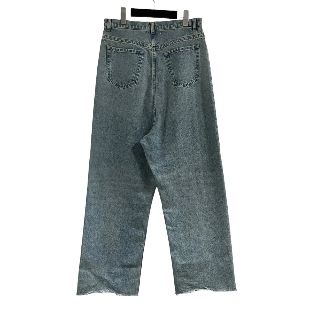 アイスウォッシュド加工カットオフデニムパンツ - Image 3