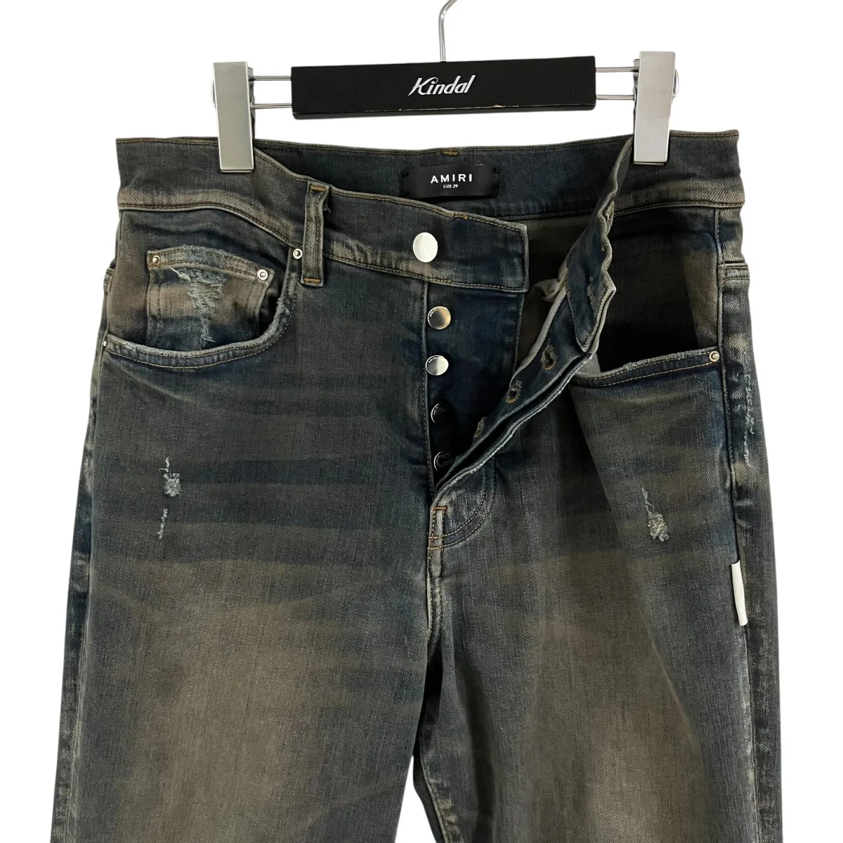 ダメージ加工デニムパンツ - Image 3