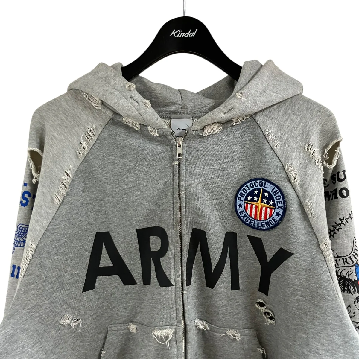 ARMYジップアップパーカー - Image 2