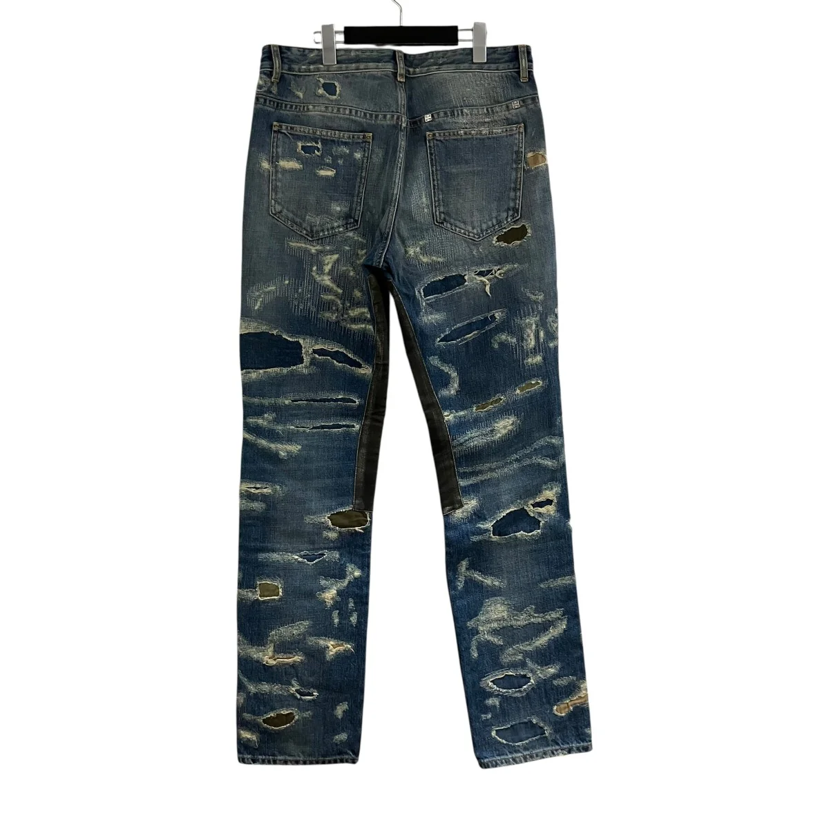 モールスキンデストロイ加工デニムパンツ - Image 3