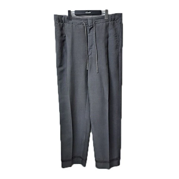 24AWMOHAIR DRAWSTRING TROUSERSドローストリングスラックスS51KA0572
