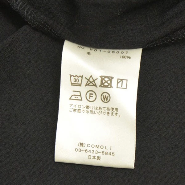 ウール天竺 Tシャツ クルーネックTシャツ V01-05007 - Image 6