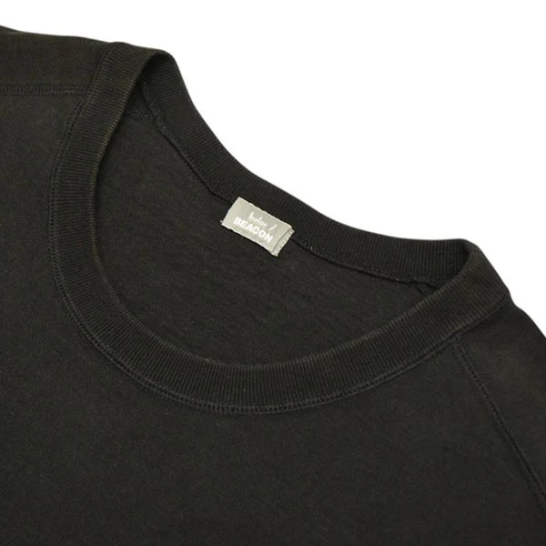 ラグランスリーブカーブ切替Tシャツ　異素材切替Tシャツ - Image 3