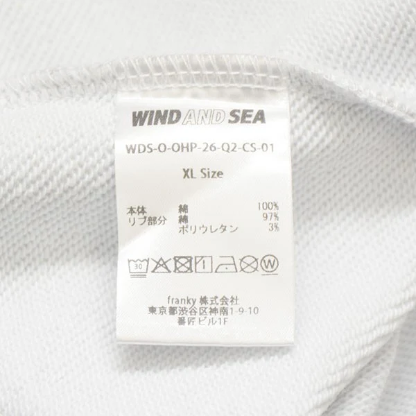 OG SEA LOGO HOODIE SWEATSHIRT　ロゴプリントプルオーバーパーカー　スウェット　WDS-O-OHP-26-Q2-CS-01 - Image 7