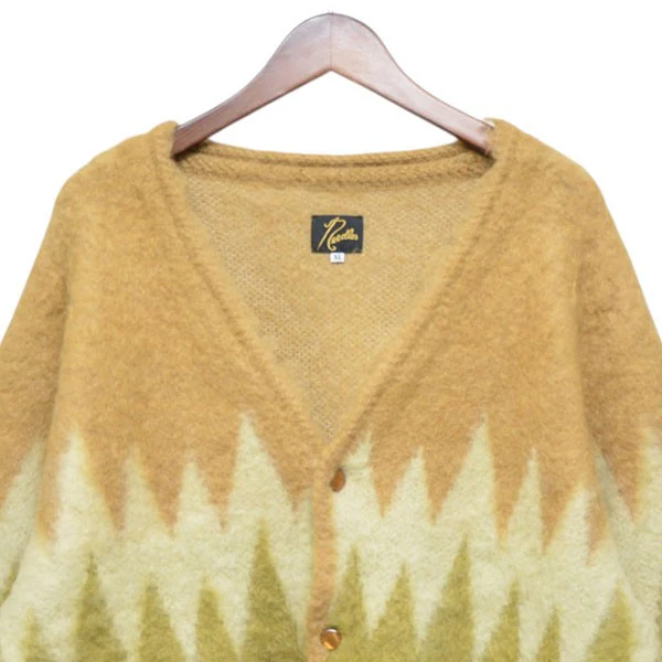 2022AW　Mohair Cardigan - Zigzag　モヘアカーディガン　LQ274 - Image 3