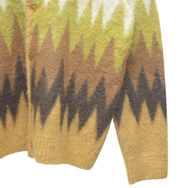 2022AW　Mohair Cardigan - Zigzag　モヘアカーディガン　LQ274 - Image 4