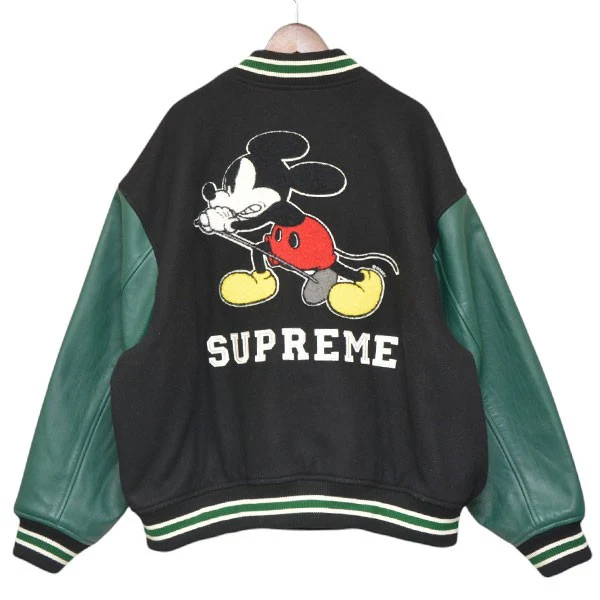2025AW Mickey Mouse Varsity Jacket ミッキーマウススタジャン ジャケット ブルゾン