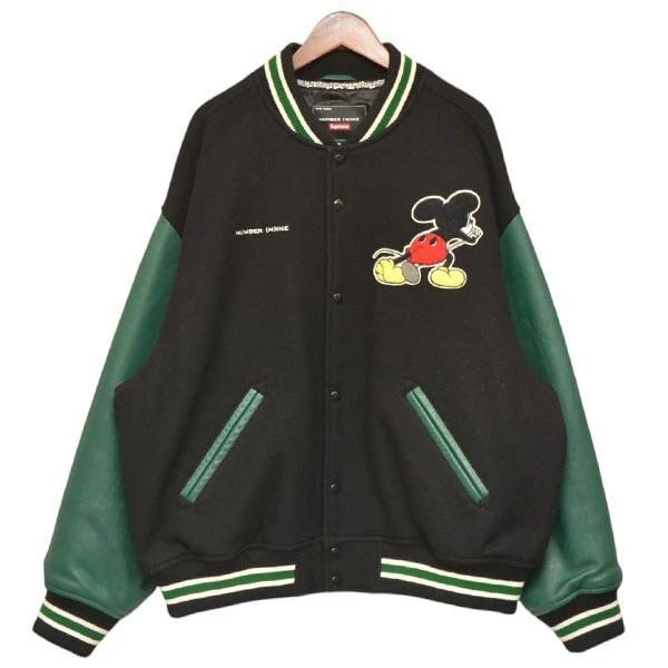 2025AW Mickey Mouse Varsity Jacket ミッキーマウススタジャン ジャケット ブルゾン - Image 2