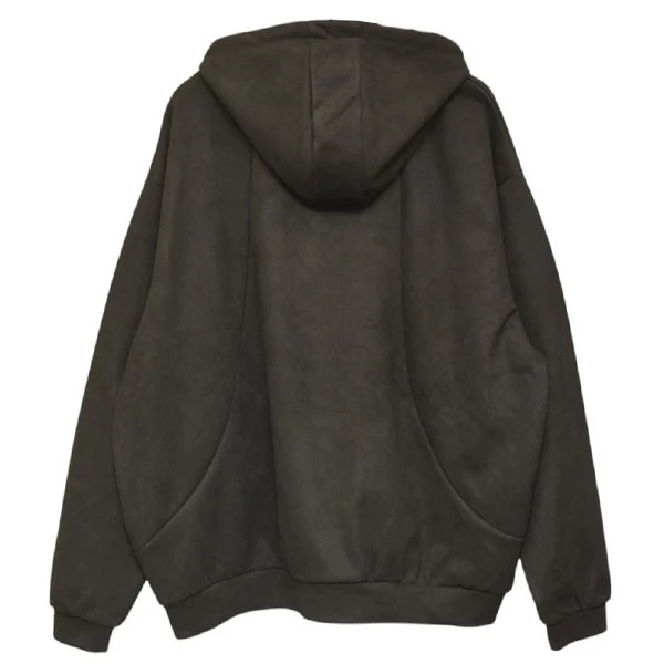 2025AW SUEDE HOODIE フェイクスウェードパーカー フェイクレザー FW25-SW06 - Image 2