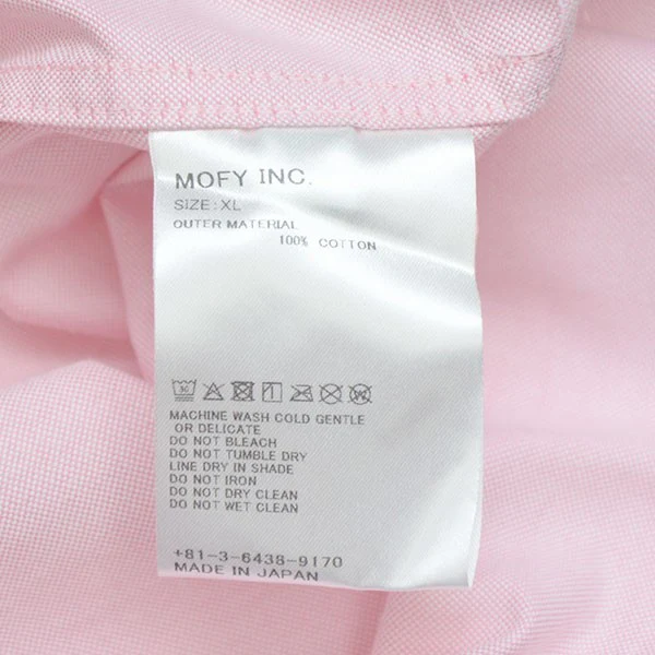 2025SS OXFORD FLYFRONT SHIRT オックスフォードボタンダウンシャツ SQ-25SS-SH-02 - Image 8