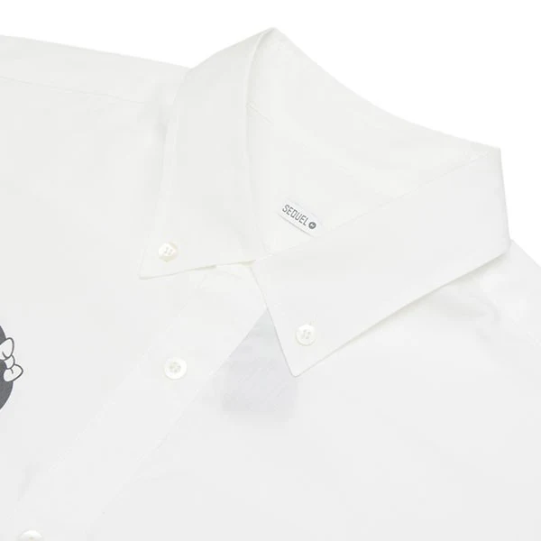 2024AW BIG SIZE SHIRT 白雪姫プリントボタンダウンシャツ オーバーサイズシャツ SQ-24SQ-SWSH-01 - Image 3