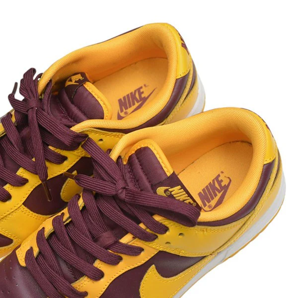 Dunk Low Retro University Gold and Deep Maroon スニーカー ダンクロー DD1391-702 - Image 7