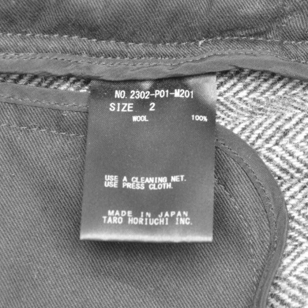 2023AW QUINN Wide Tailored Pants クイーンワイドテーラードスラックスパンツ 2302-P01-M201 - Image 8