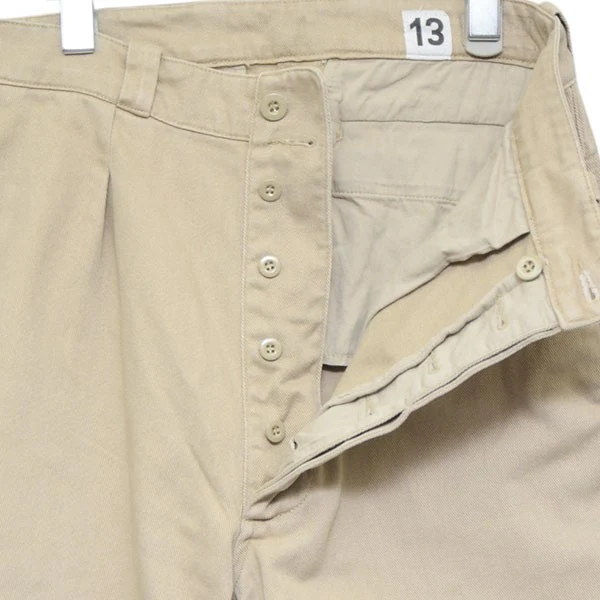 1950年代 後期 Vintage M-52 ワンタックチノパン ワイドパンツ フレンチアーミー - Image 4