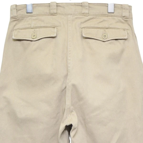 1950年代 後期 Vintage M-52 ワンタックチノパン ワイドパンツ フレンチアーミー - Image 5