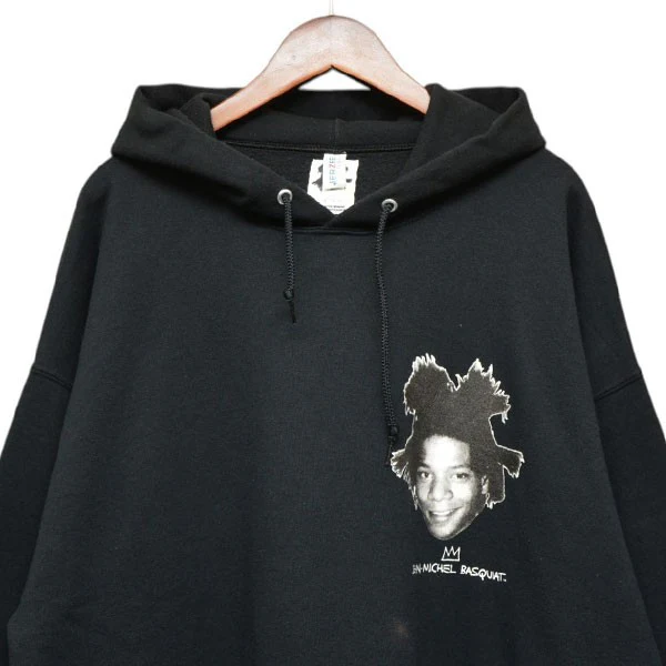 PULLOVER HOODED SWEAT SHIRT　バスキアプリントパーカー　スウェット　BASQUIAT-WM-SS06 - Image 3