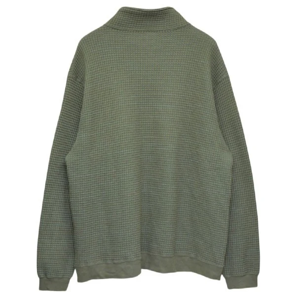 2024AW　BIG WAFFLE HALF ZIP SWEATSHIRT LS　ハーフジップワッフルスウェットシャツ　サーマルプルオーバー　RAD-24AW-CUT005 - Image 2
