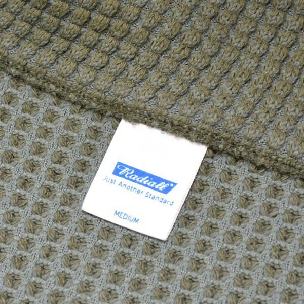 2024AW　BIG WAFFLE HALF ZIP SWEATSHIRT LS　ハーフジップワッフルスウェットシャツ　サーマルプルオーバー　RAD-24AW-CUT005 - Image 7