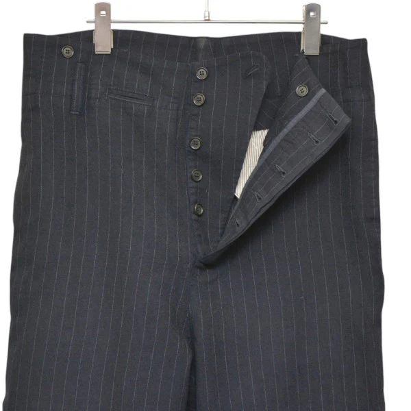 2018AW ウールストライプスラックス スラックスパンツ HMP206-UM84 - Image 4