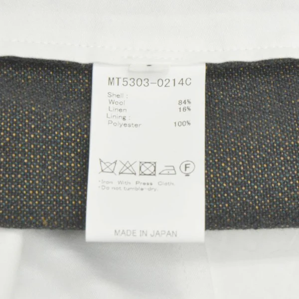 2025AW　JEFFERLY SMALLPIN　ツータック トラウザーズ　MT5303-0214C - Image 6