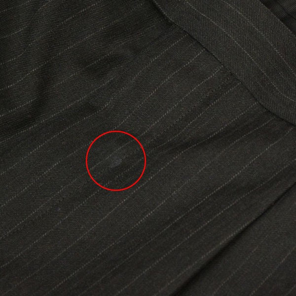 BLUEFACED WOOL TWO-TUCK SLACKS　ストライプ2タックスラックスパンツ　A25AP02BS - Image 7