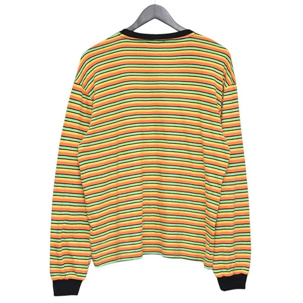 Striped Pocket LS Tee　マルチボーダーロングスリーブTシャツ - Image 2
