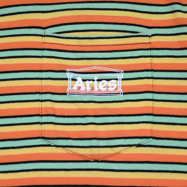 Striped Pocket LS Tee　マルチボーダーロングスリーブTシャツ - Image 4