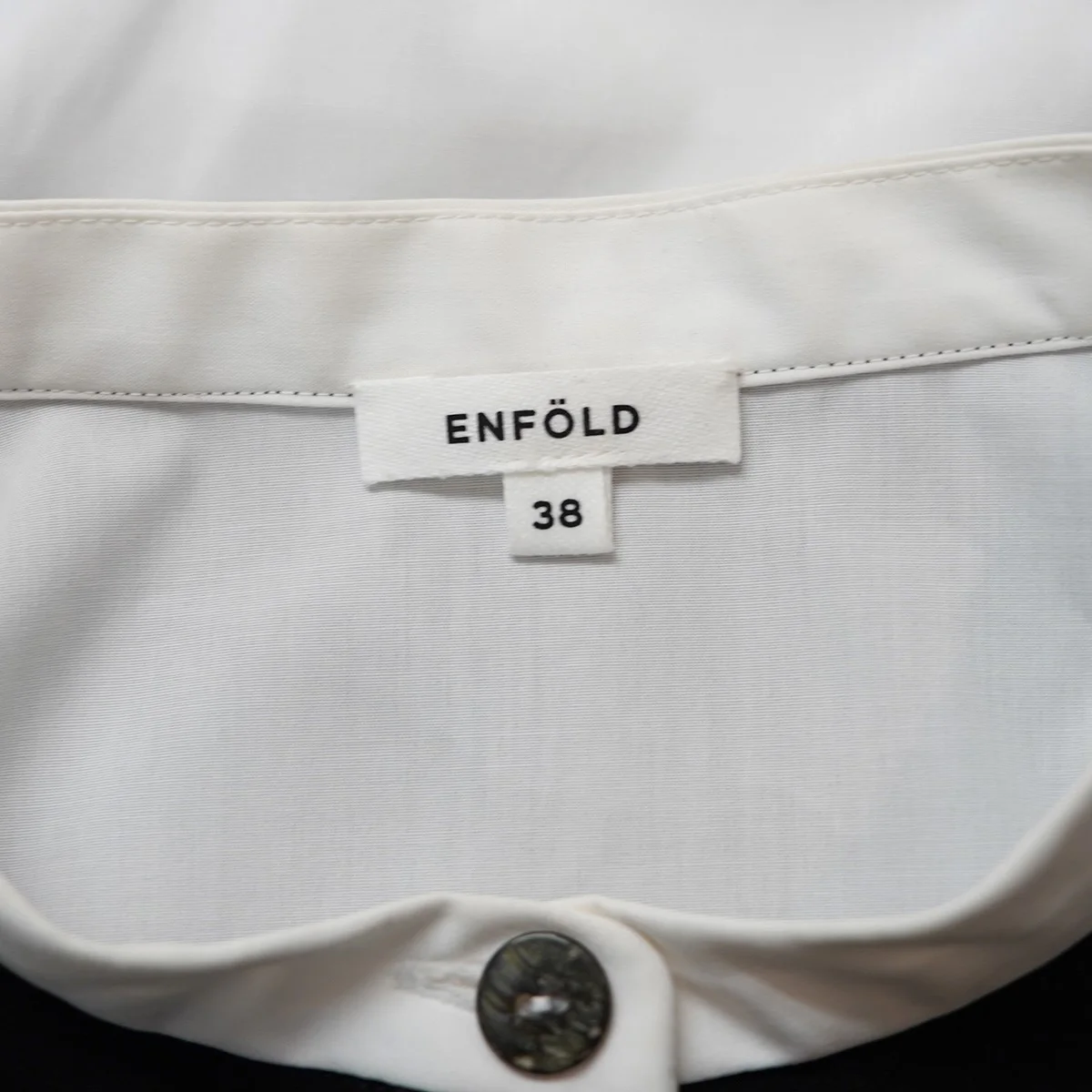24SS VEST-LAYERED TOPSベストレイヤード 裾 アシンメトリー 半袖ブラウス シャツ - Image 4