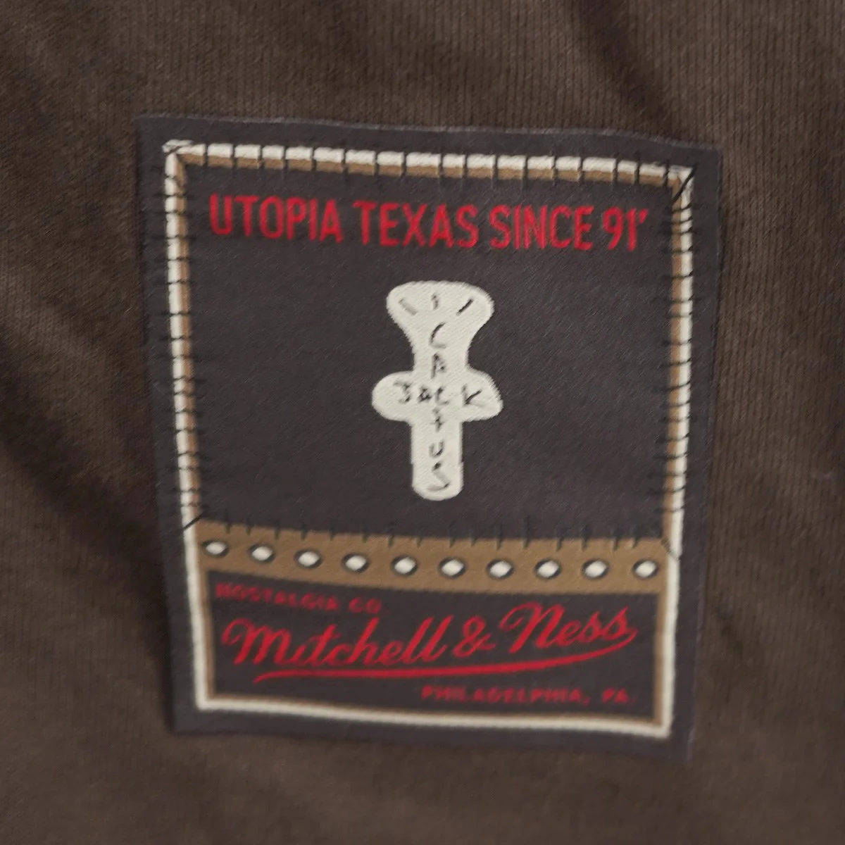 24SS Travis Scott x Mitchell & Ness Michigan State Spartans Seal T-Shirtミシガンステート スパルタンズ シール ロゴ Tシャツ - Image 5