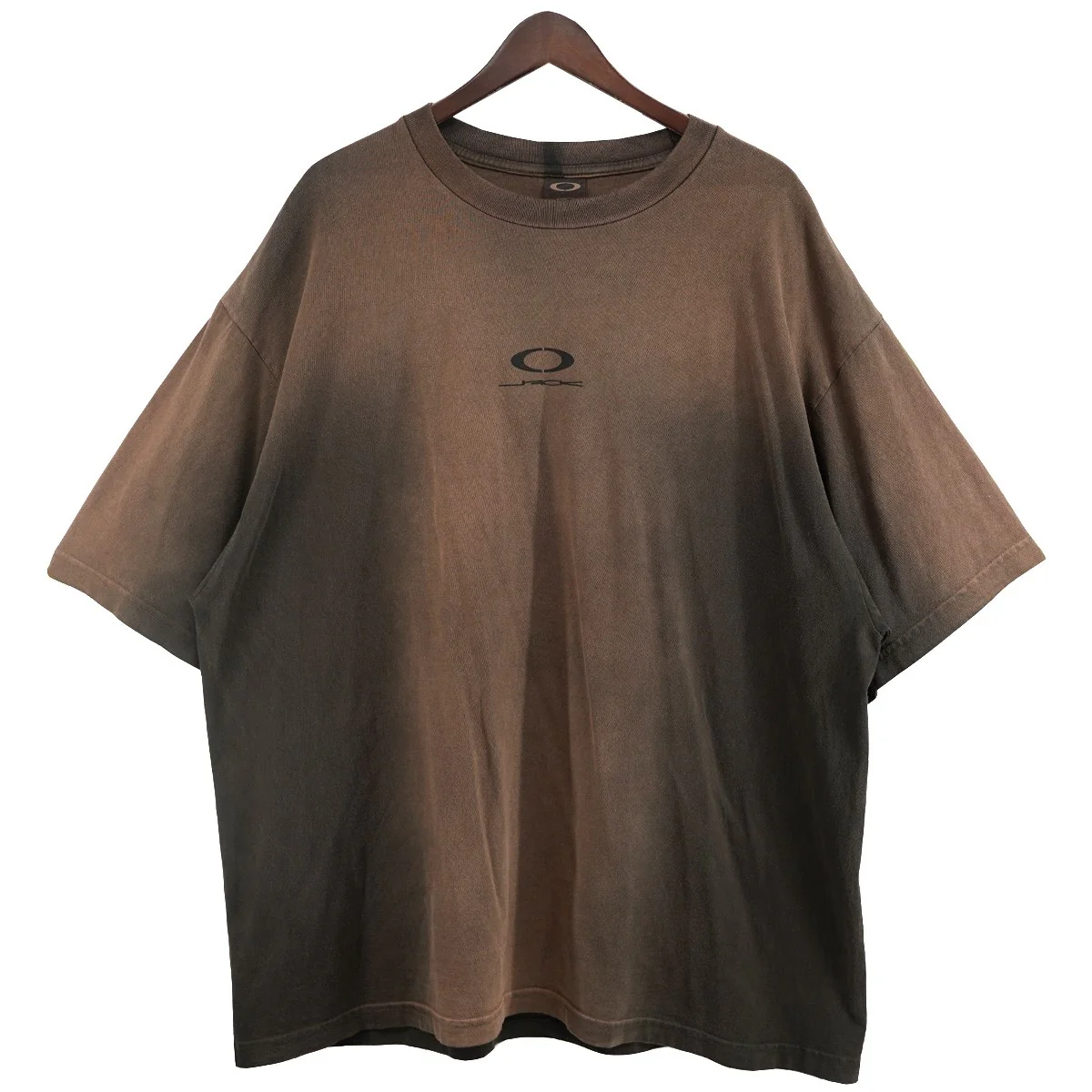 24SS Cactus Jack x OAKLEY Day Zero T-Shirt Brown加工 ロゴ オーバーサイズ デイ・ゼロ Tシャツ