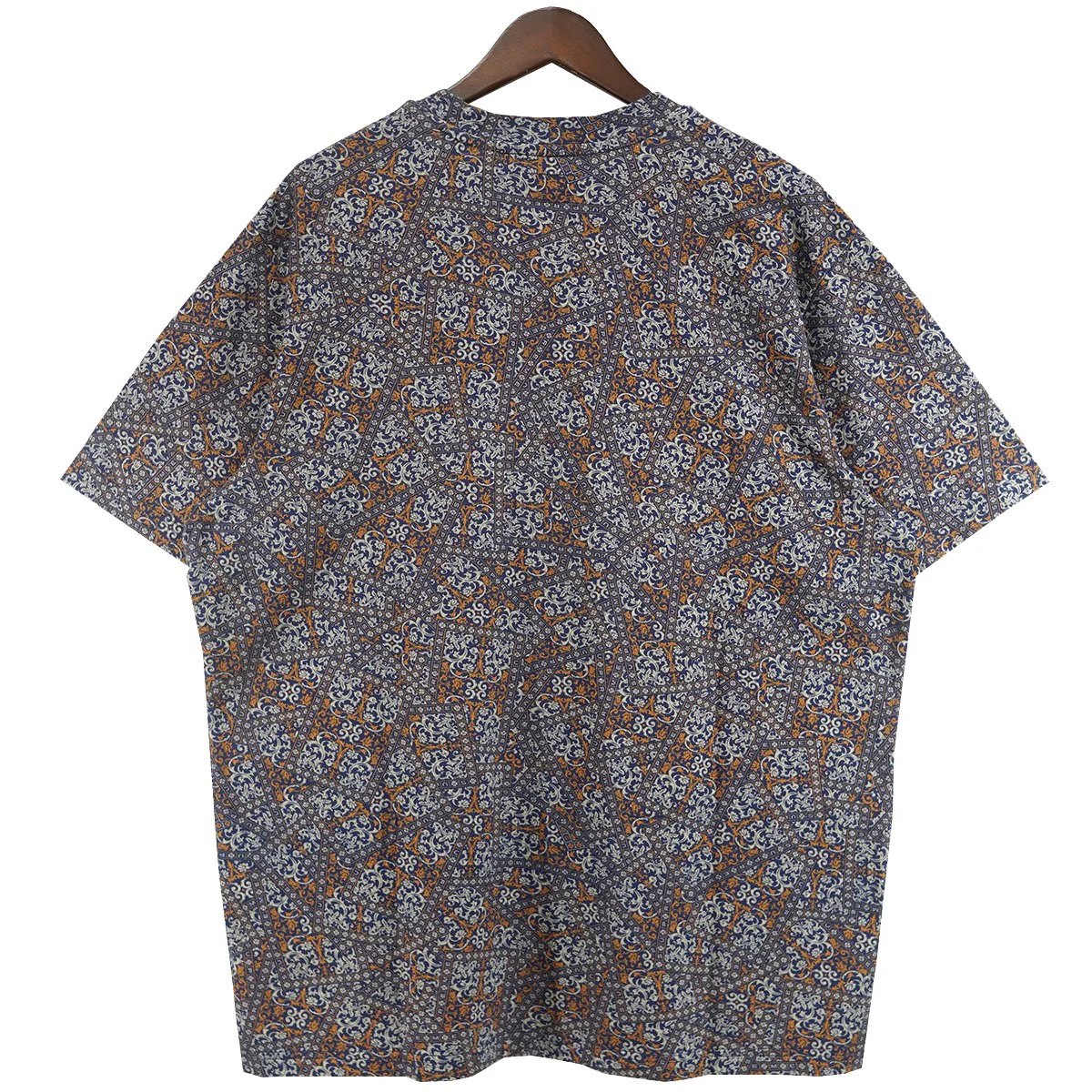21AW Small Box Tee Navy Floral Cards限定カラー スモールボックスロゴ ネイビーフローラル カード Tシャツ - Image 3