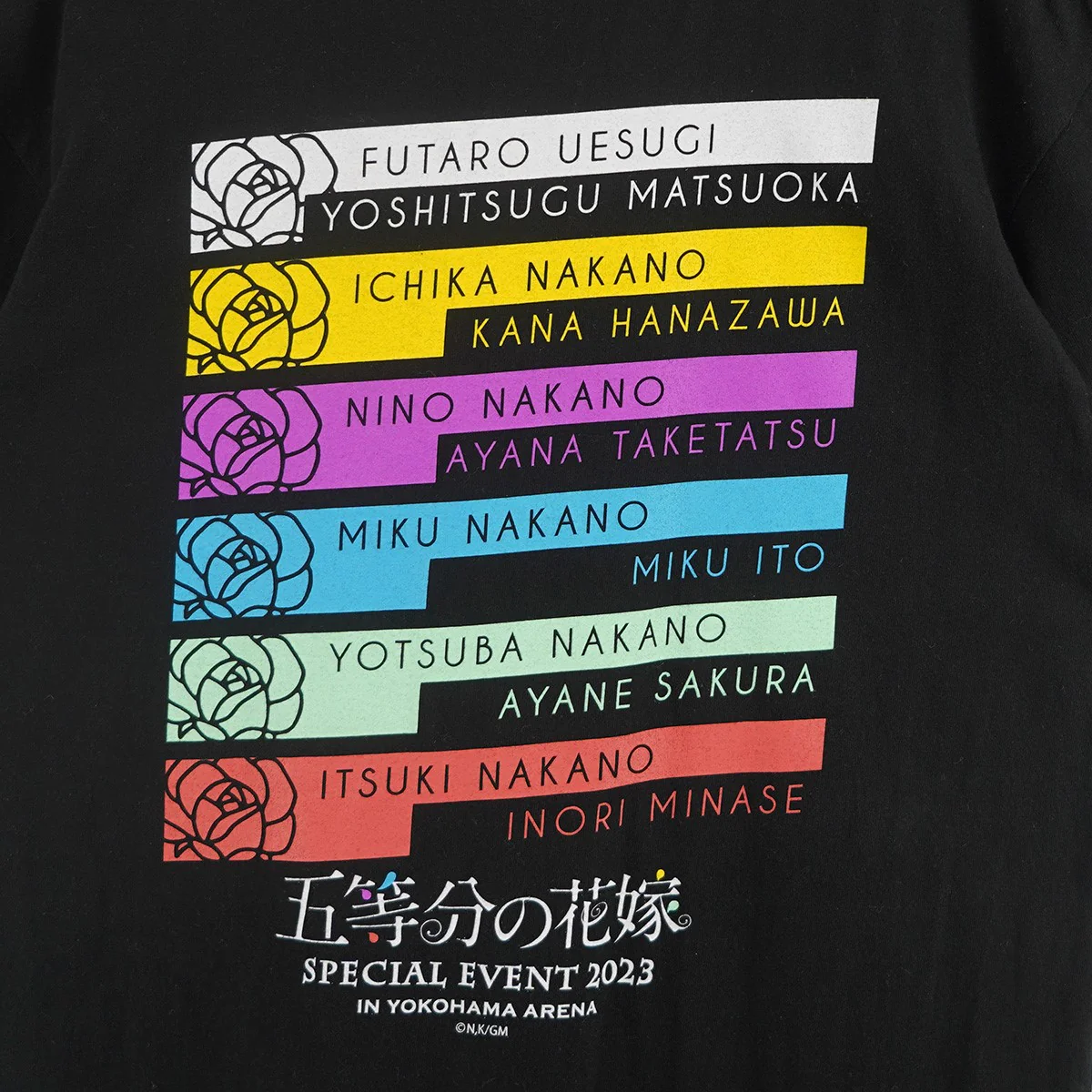23年 横浜アリーナ 五等分の花嫁 SPECIAL EVENT 2023オリジナル Tシャツ - Image 4