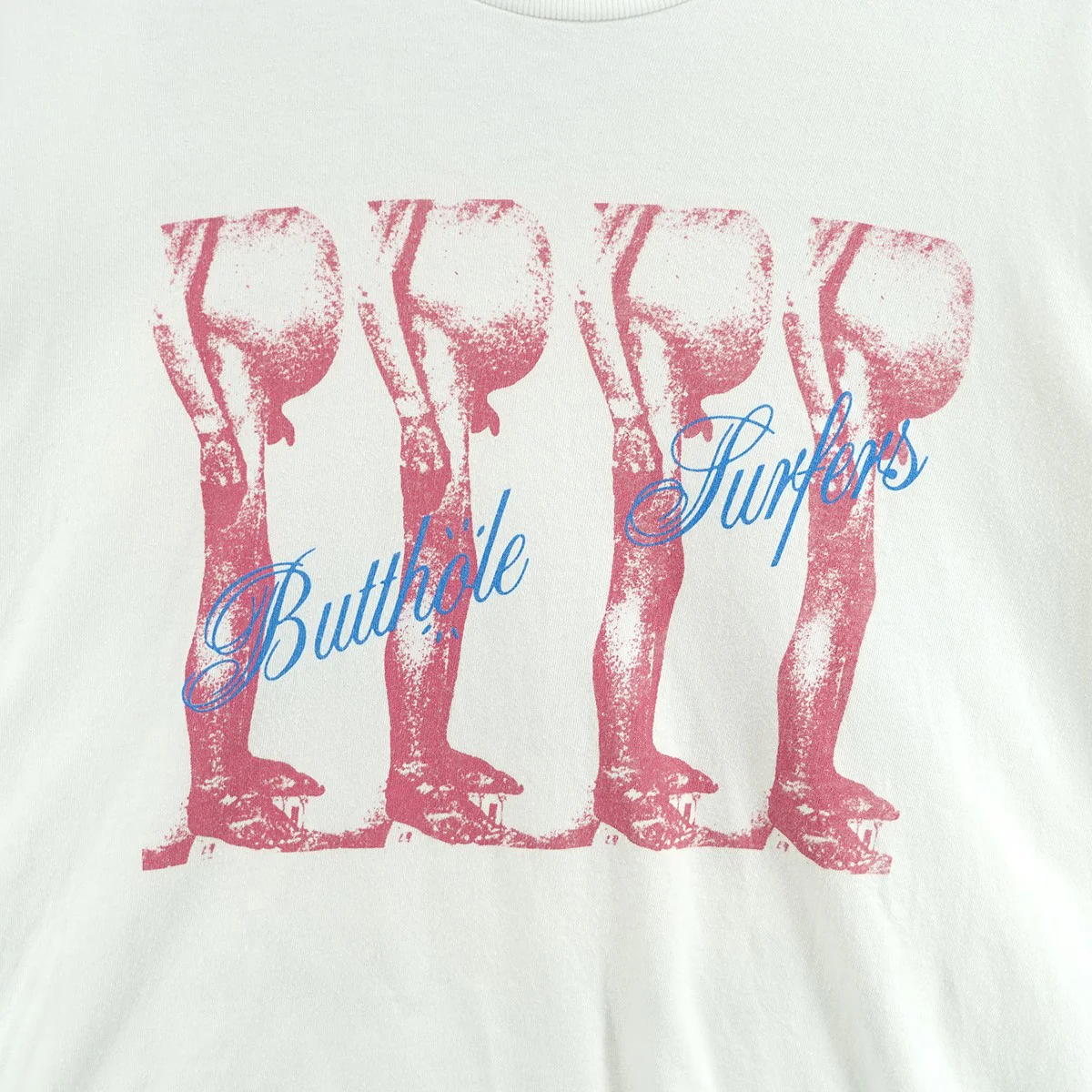 21SS Butthole Surfers Teeバットホールサーファーズ バンド バック グラデーション ロゴ Ｔシャツ - Image 3