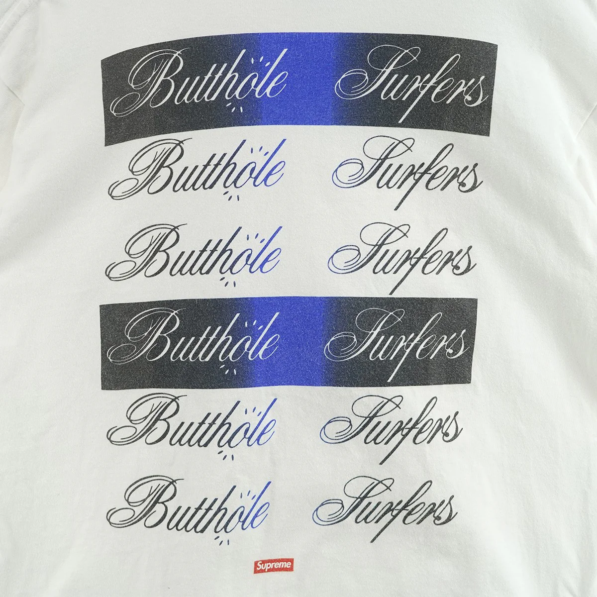 21SS Butthole Surfers Teeバットホールサーファーズ バンド バック グラデーション ロゴ Ｔシャツ - Image 4