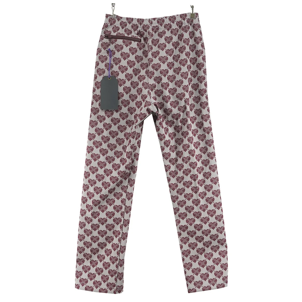 23AW Track Pant - Poly Jq. (Heart)ポリジャガード パピヨン アイコン刺繍 ハート柄 イージー トラックパンツ - Image 3