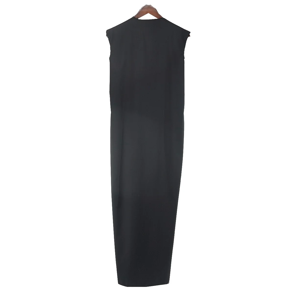 22AW × Loro Piana  Cut Off Processed Sleeveless One-piece DressVネック カットオフ スリット ワンピース ドレス - Image 2