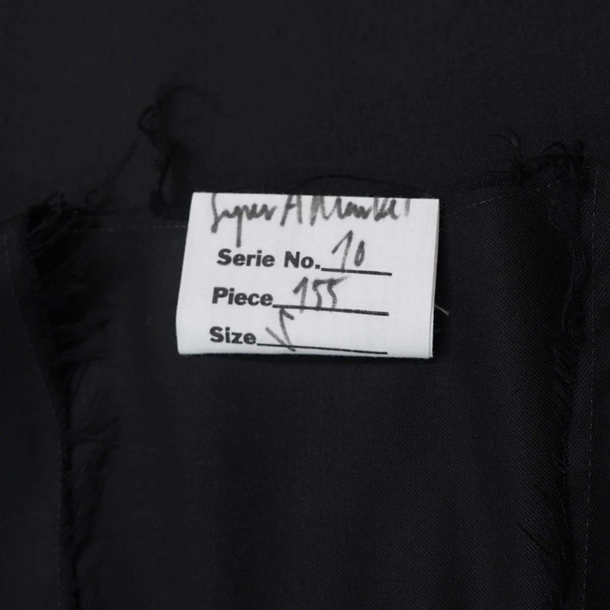 22AW × Loro Piana  Cut Off Processed Sleeveless One-piece DressVネック カットオフ スリット ワンピース ドレス - Image 7