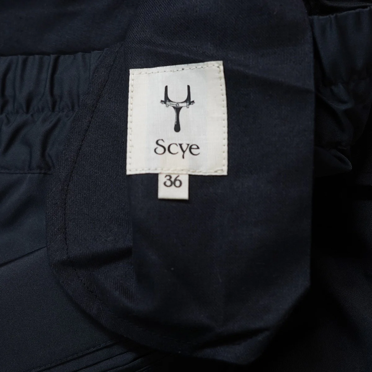 PE／SILK Tapered Trouser ポリエステルシルク テーパードトラウザーズシルク混 イージー パンツ - Image 6