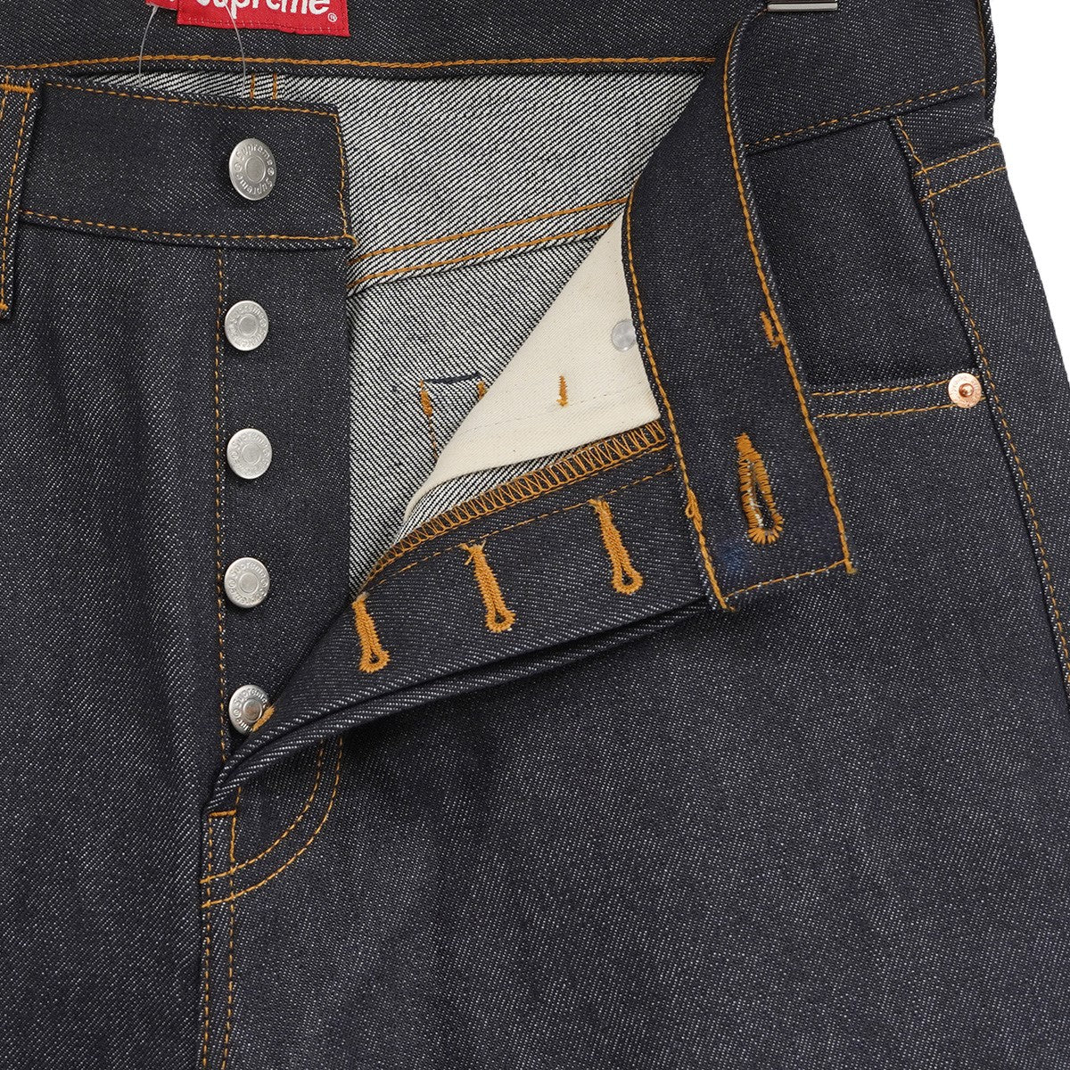 23SS Rigid Slim Jean リジッド スリム ジーンズ セルビッチ デニム パンツ - Image 4