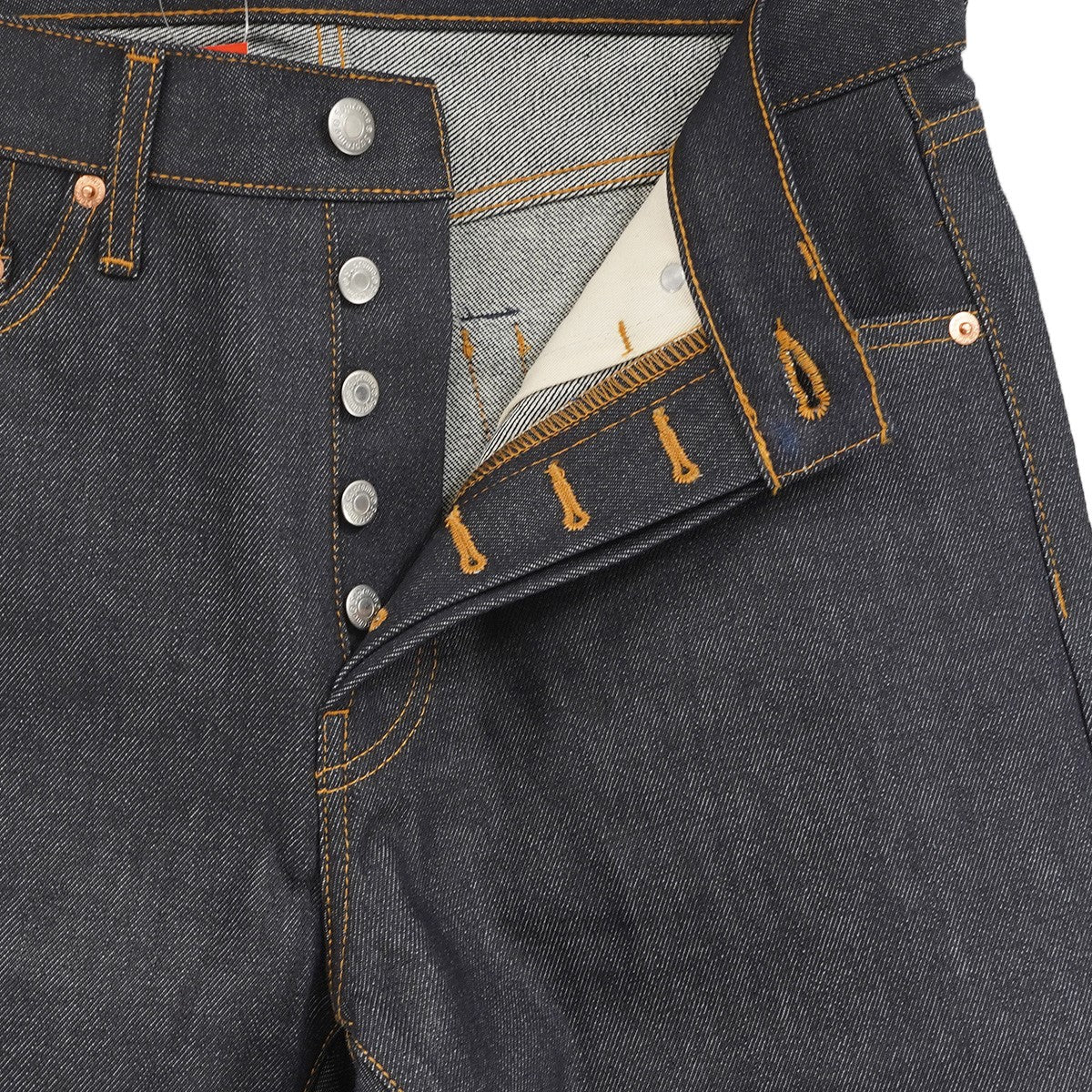 23SS Rigid Slim Jean リジッド スリム ジーンズ セルビッチ デニム パンツ - Image 4