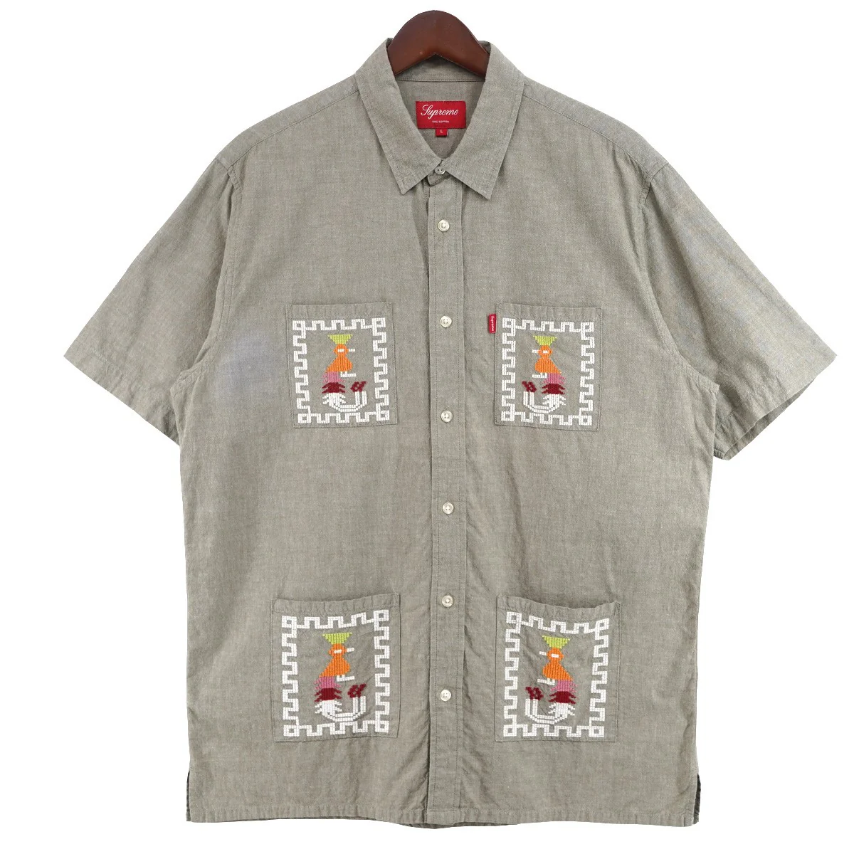 13SS Guatemala Shirt 刺繍 グアテマラシャツ 半袖シャツ