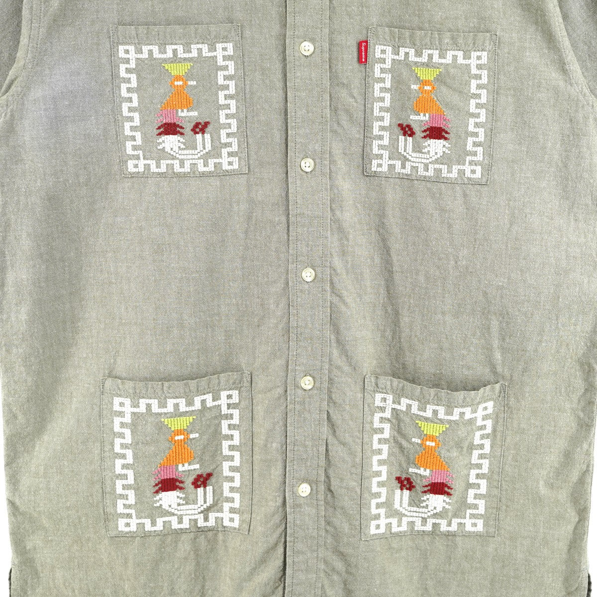 13SS Guatemala Shirt 刺繍 グアテマラシャツ 半袖シャツ - Image 2