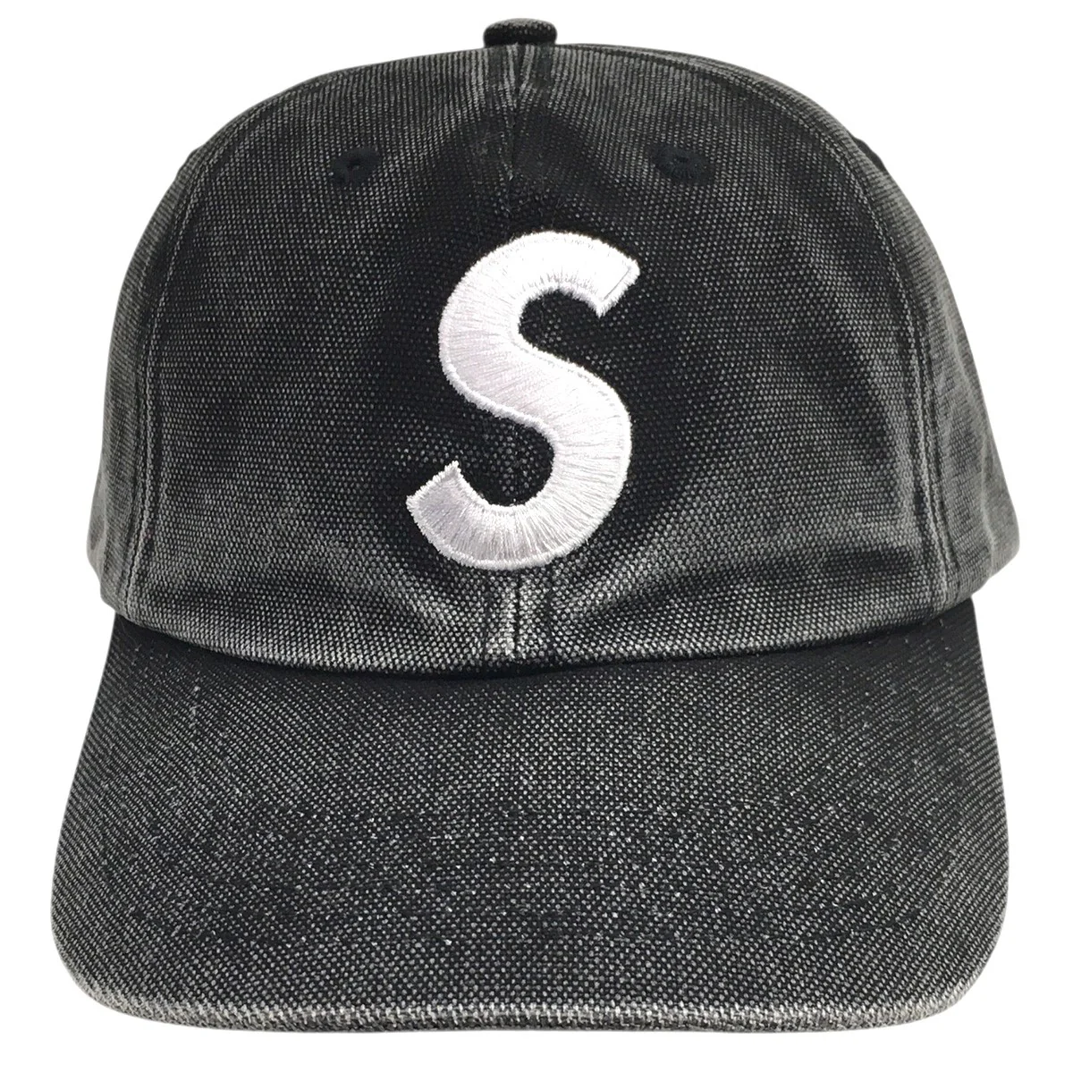 26SS Pigment Coated Canvas S Logo 6-Panelピグメント加工 コーティング キャンバス エス ロゴ キャップ 帽子 - Image 2