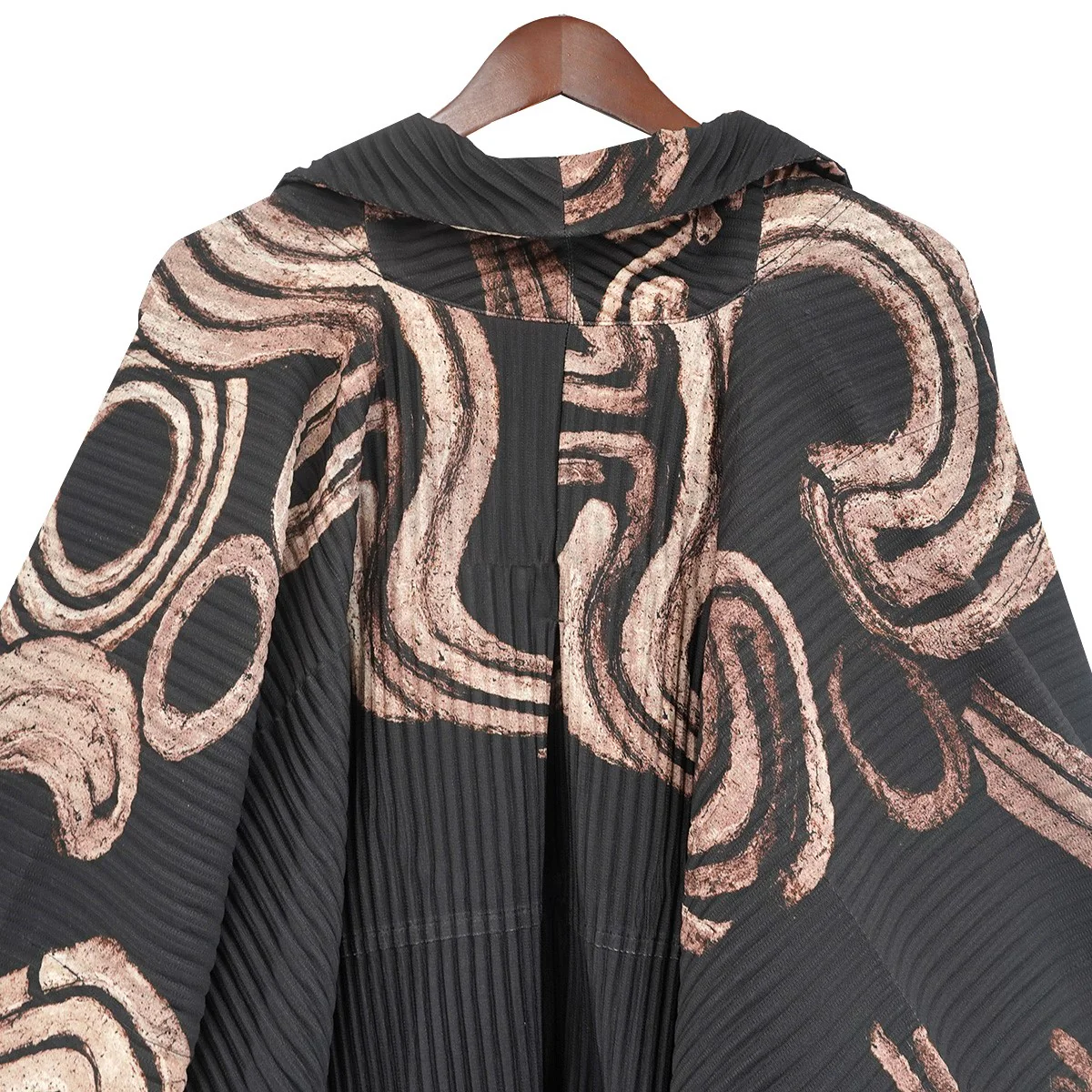 17AW SUIEN Pleated Gown Coat粋円 プリーツ ロング 羽織 ガウンコート - Image 6