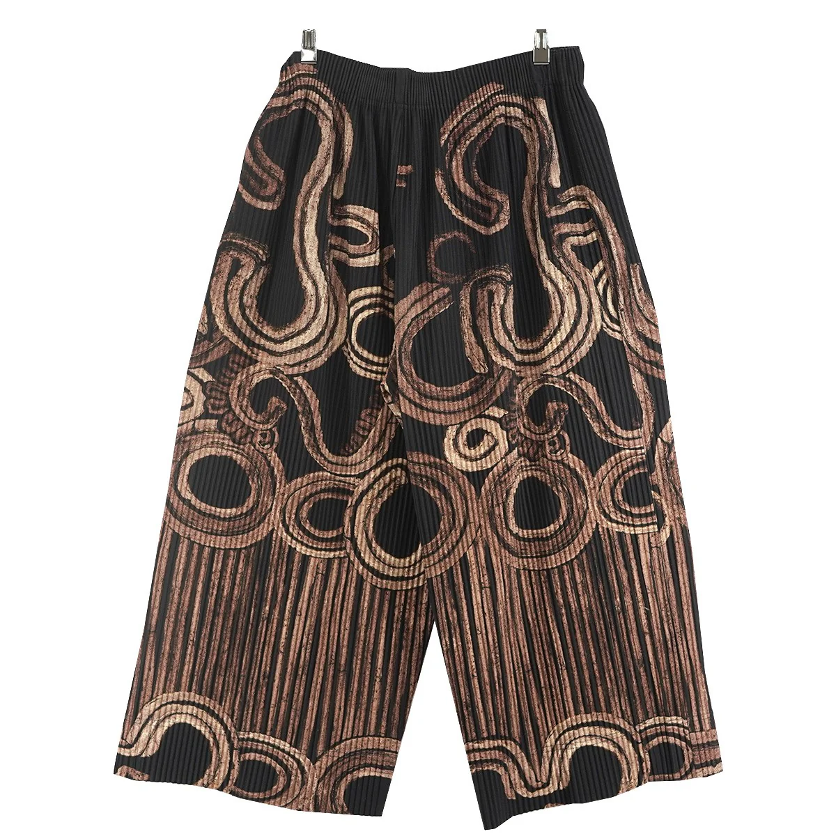 17AW SUIEN Pleated Wide Pants粋円 総柄 プリーツ ワイド イージーパンツ - Image 3