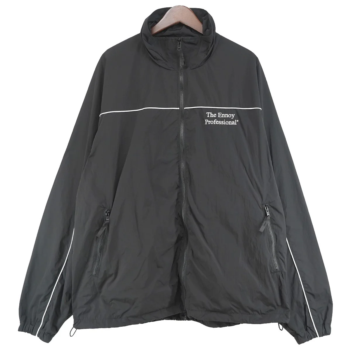 26SS PIPING NYLON TRACK SUIT セットアップパイピング ナイロン トラック ロゴ ジャケット イージー パンツ - Image 3