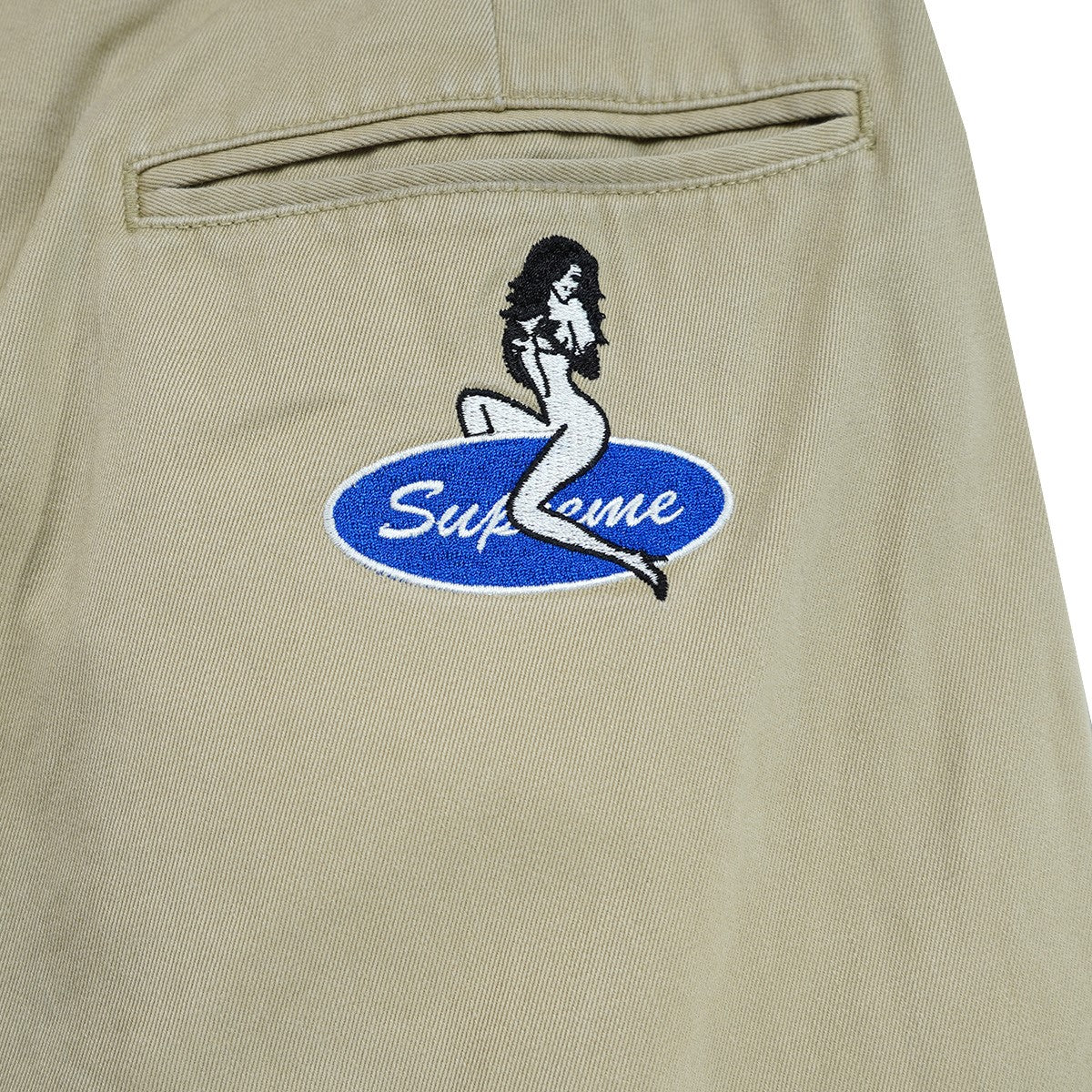 25AW Chino Pantロゴ ガール ワッペン チノ パンツ チノパン - Image 2
