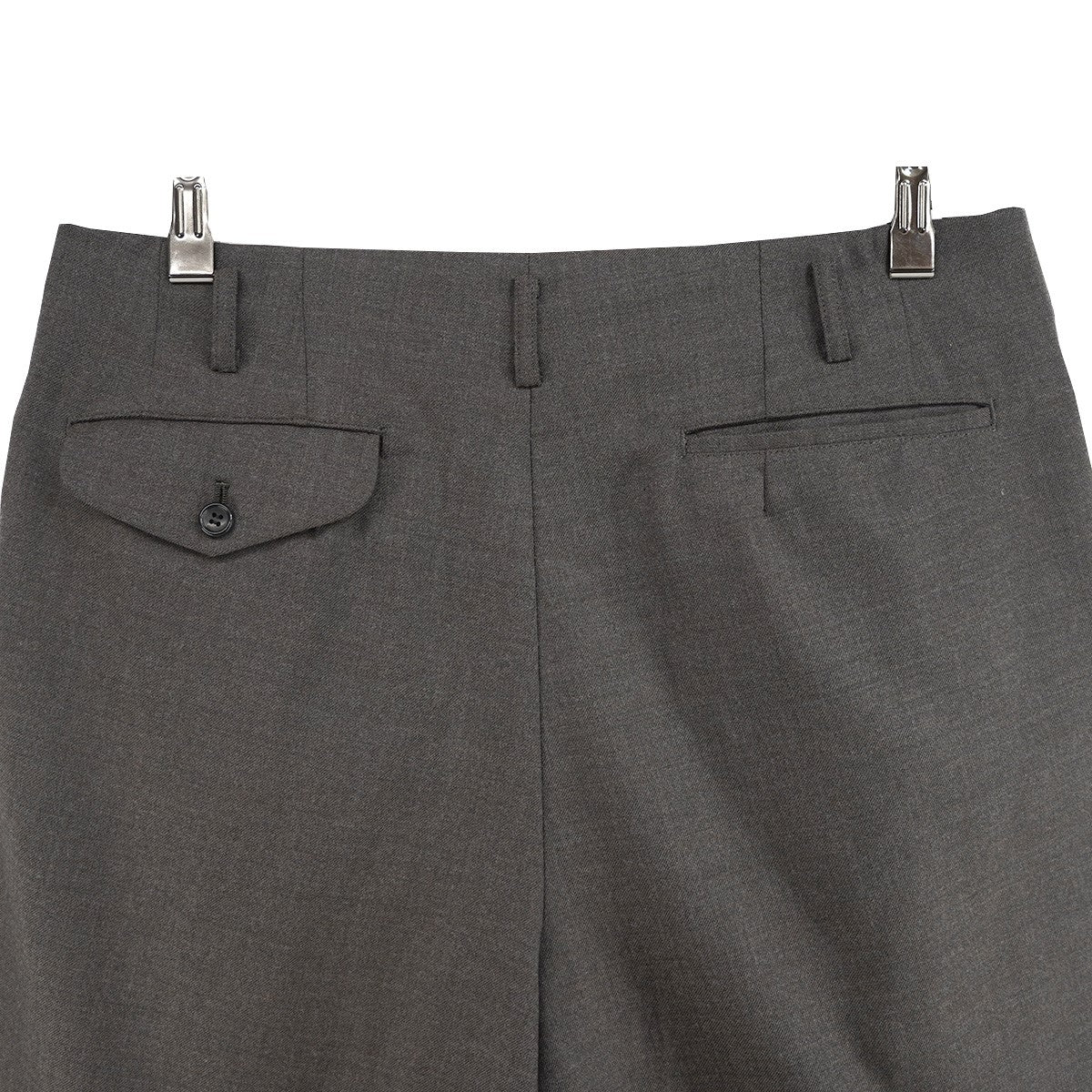 25SS 「THE HOPE OF LIGHT」 Wool Polyester Two-Tuck Wide Shortsタック ワイド ショーツ ハーフパンツ - Image 4