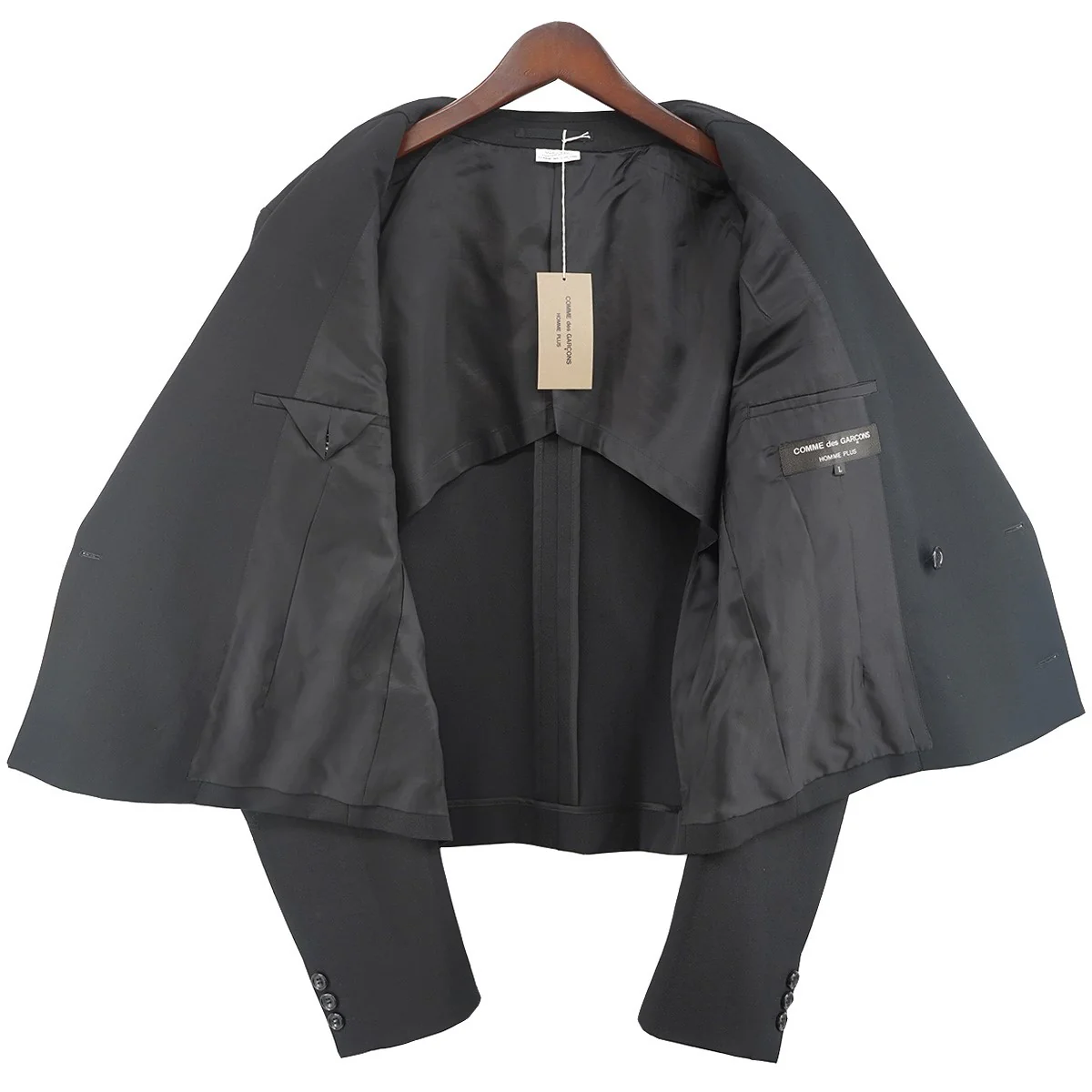 26SS Wool Gabardine Cropped Double-Breasted Jacketウールギャバジン 短丈 ショート テーラード ダブルジャケット - Image 4