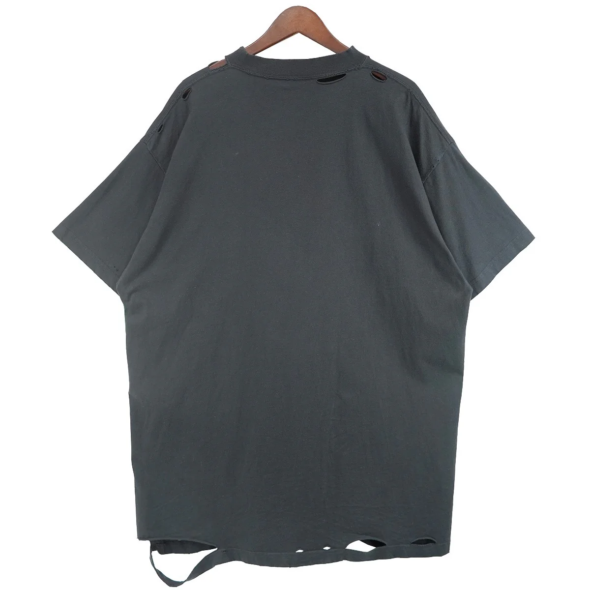 24AW デムナ期 Planet Earth T-Shirt Oversized  ロゴVintage ヴィンテージ ダメージ 加工 オーバーサイズ Tシャツ - Image 4